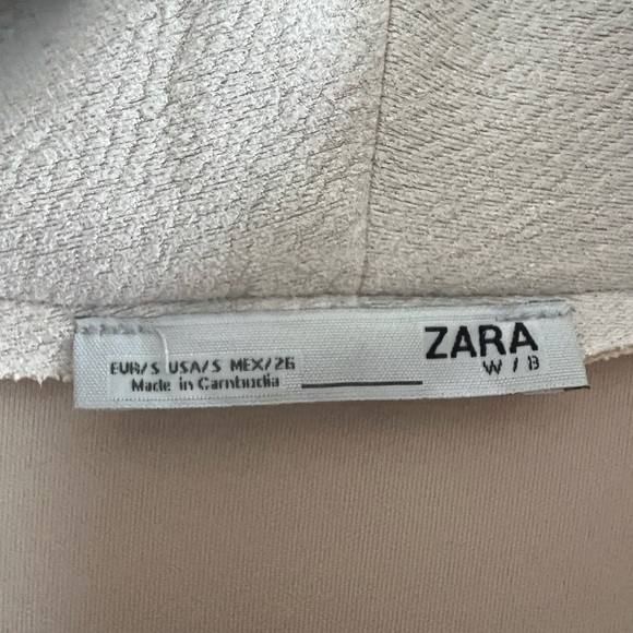 Zara Light Cream Jacket - Picture 4 of 4